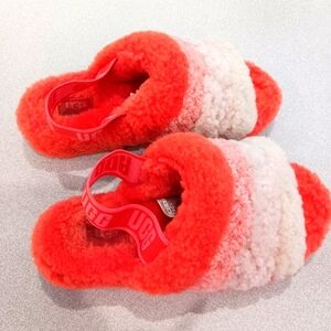 UGG shoes Women's Fluff Yeah Slide Slippers Size 7 Orange